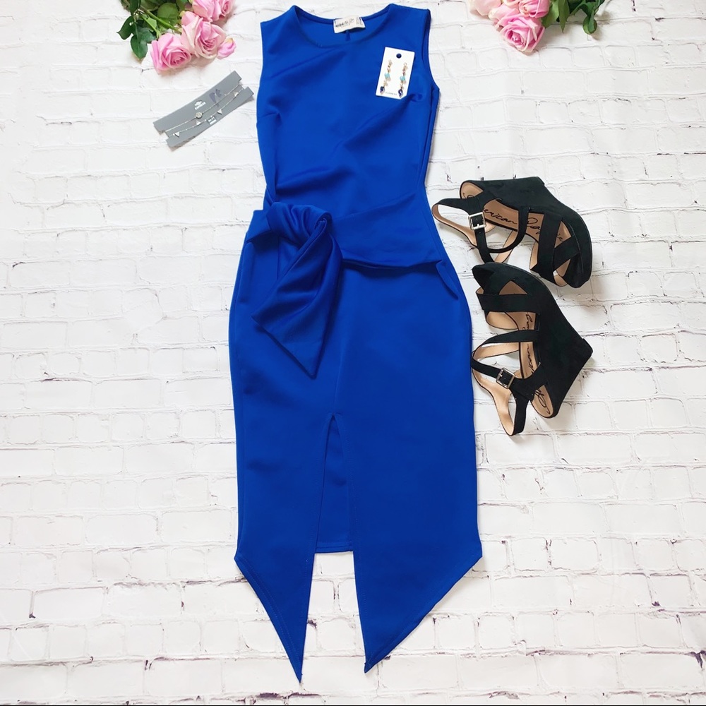 Club L | Dresses | Sz XS | Spilt Front Fitted